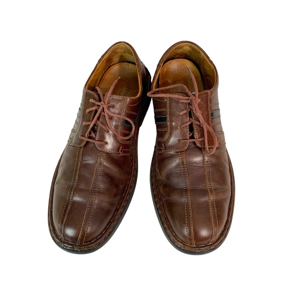 JOSEF SEIBEL Brown & Black Leather Oxfords - Picture 5 of 14